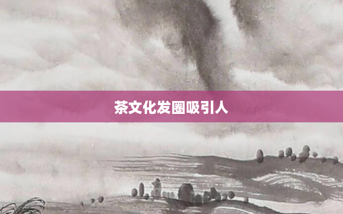 茶文化发圈吸引人
