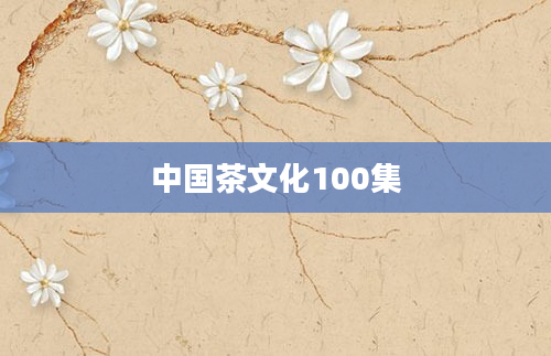 中国茶文化100集