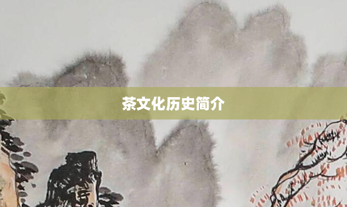 茶文化历史简介