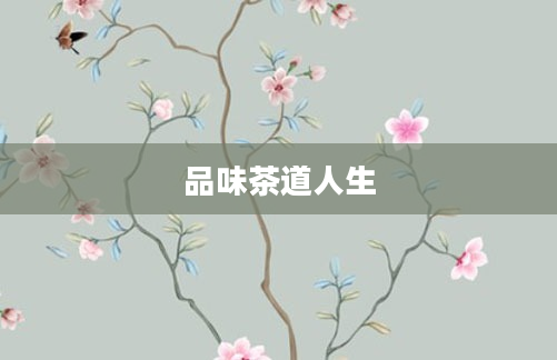 品味茶道人生