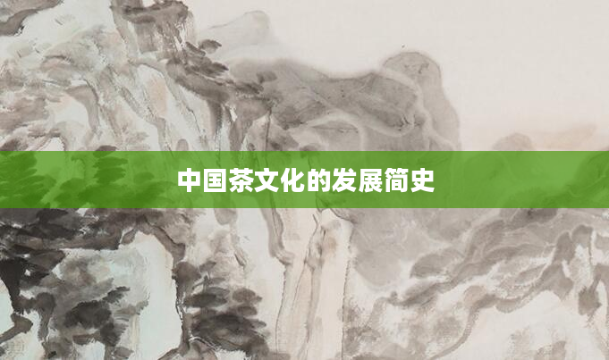 中国茶文化的发展简史