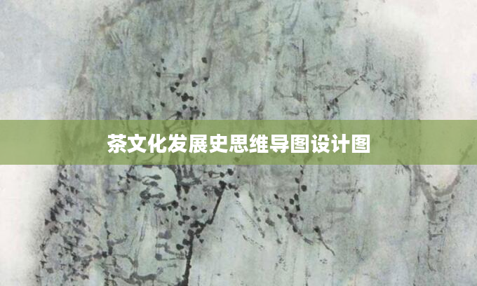 茶文化发展史思维导图设计图