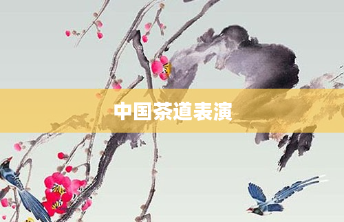 中国茶道表演