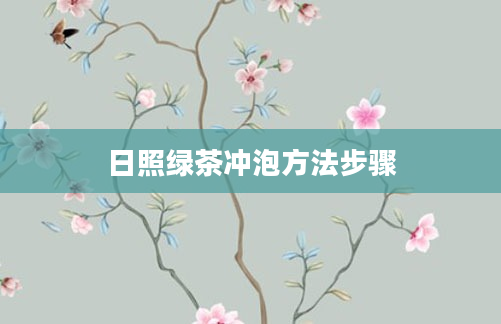 日照绿茶冲泡方法步骤
