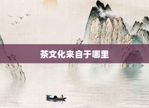 茶文化来自于哪里