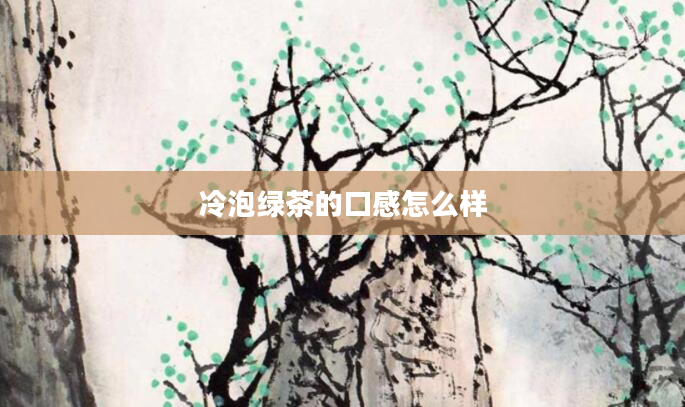 冷泡绿茶的口感怎么样
