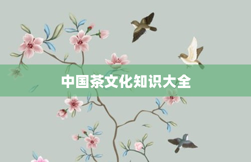 中国茶文化知识大全