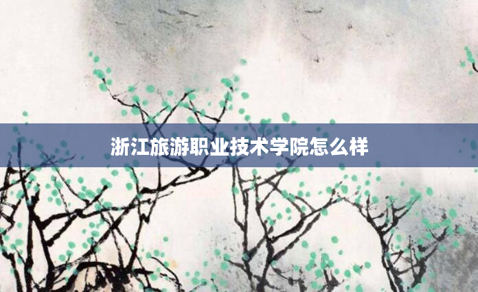 浙江旅游职业技术学院怎么样