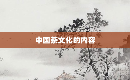 中国茶文化的内容