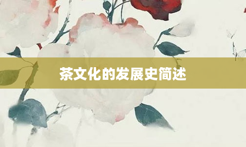 茶文化的发展史简述