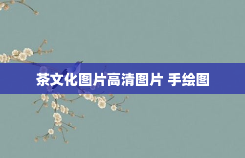 茶文化图片高清图片 手绘图